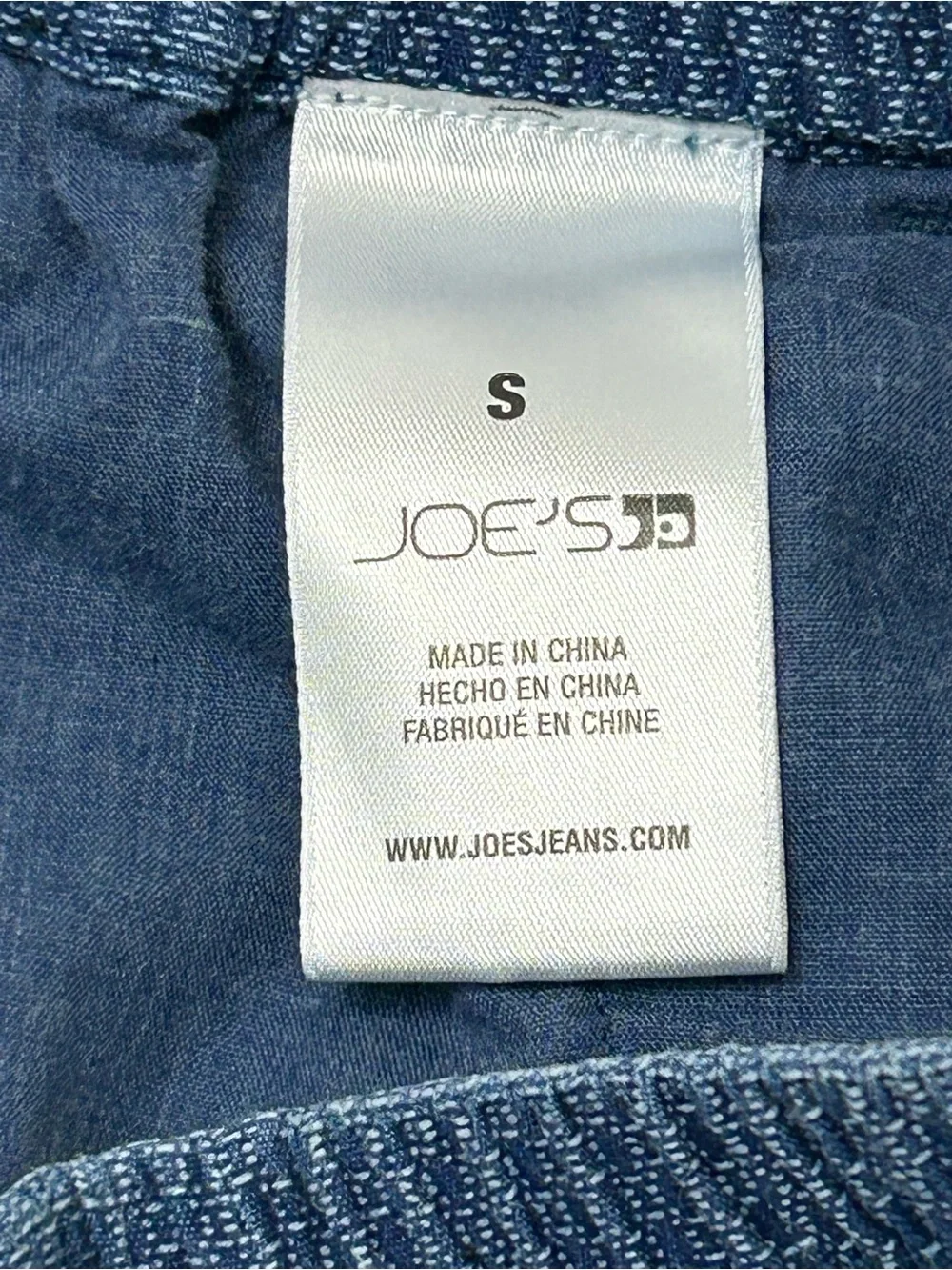 Joe’s Jeans Mens Blue Casual Shorts